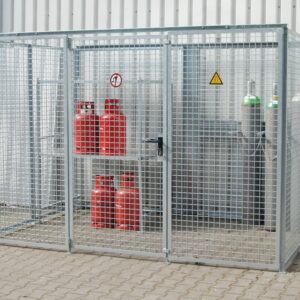 Gasflessen-container GFC-M5, vuurverzinkt