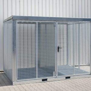 Gasflessen-container GFC-E/G M5, vuurverzinkt